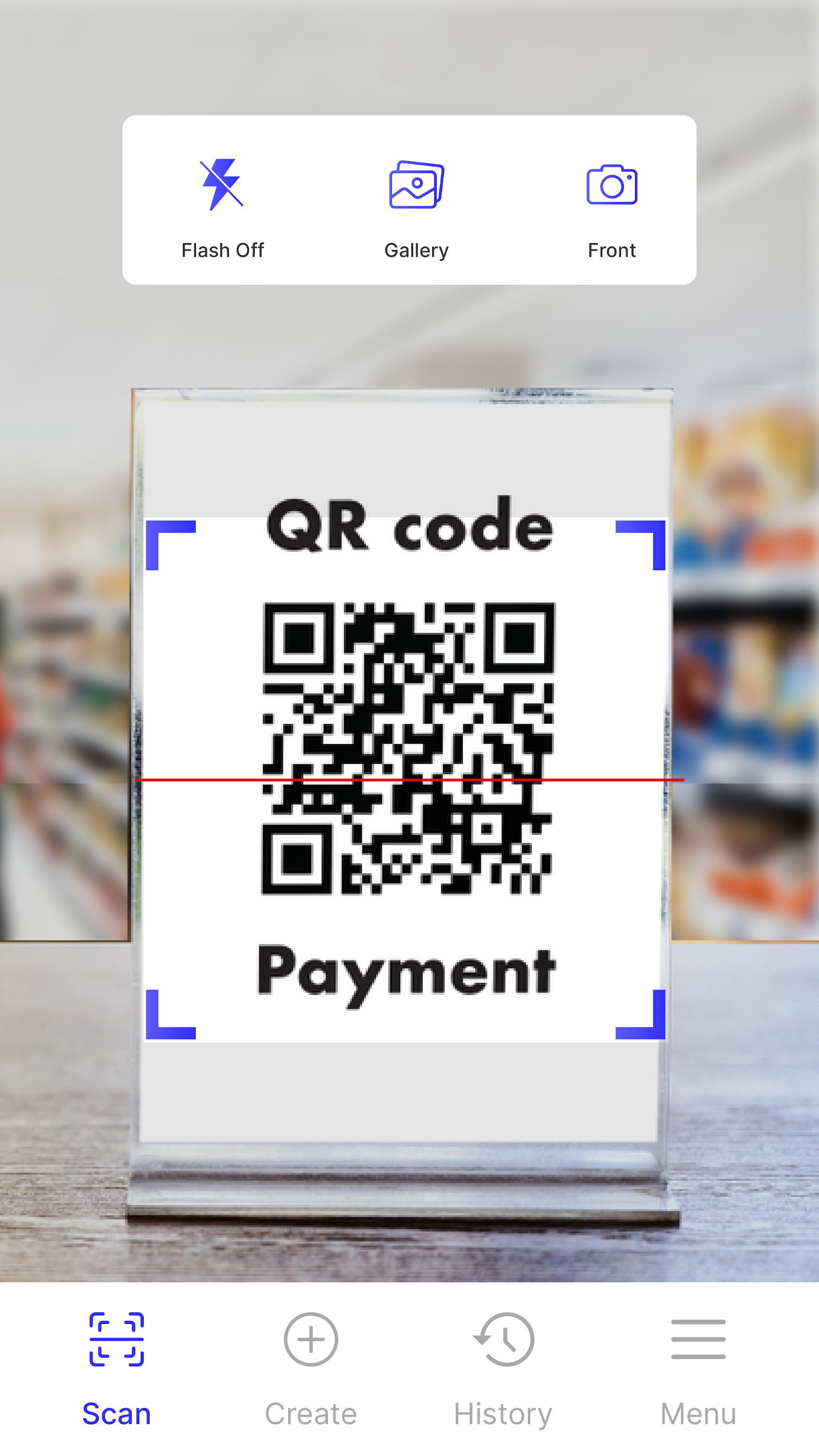 اسکرین شات 2 برنامه QR Scanner: Barcode Reader