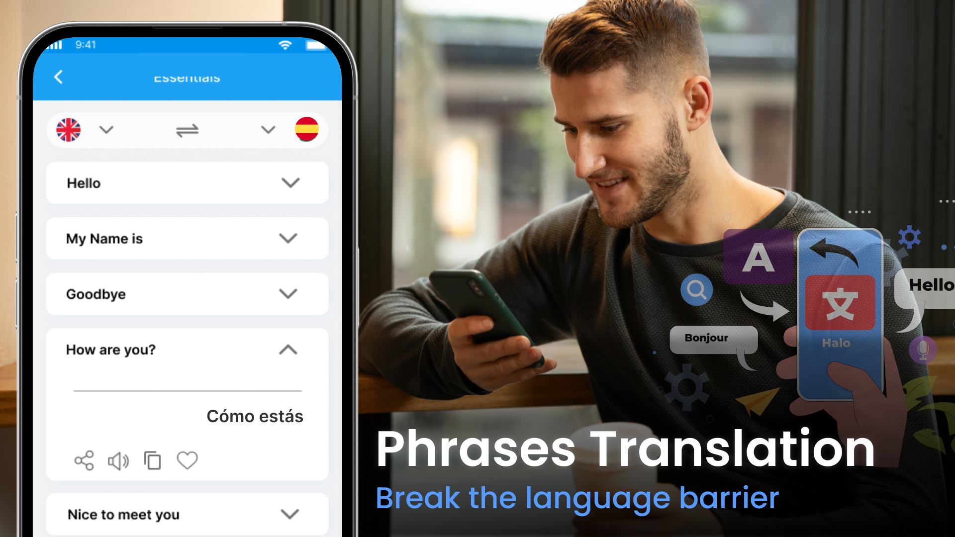 اسکرین شات 5 برنامه Language Translator: Translate