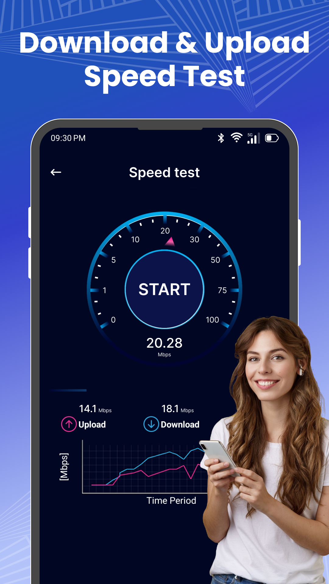 اسکرین شات 2 برنامه Wifi Speed Test - Speedtest