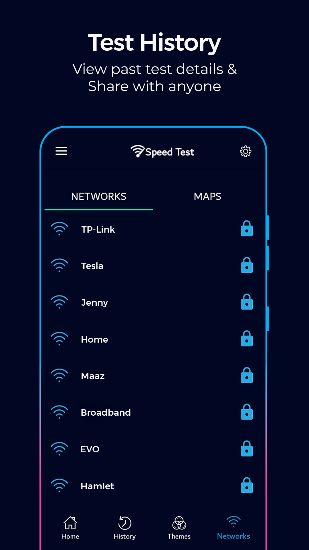 اسکرین شات 3 برنامه Wifi Speed Test : Speed Test