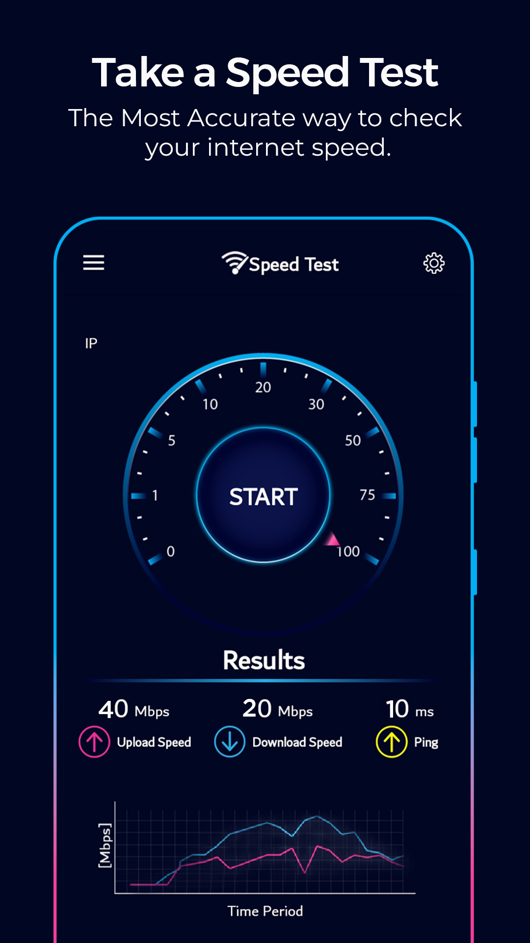 اسکرین شات 1 برنامه Wifi Speed Test : Speed Test