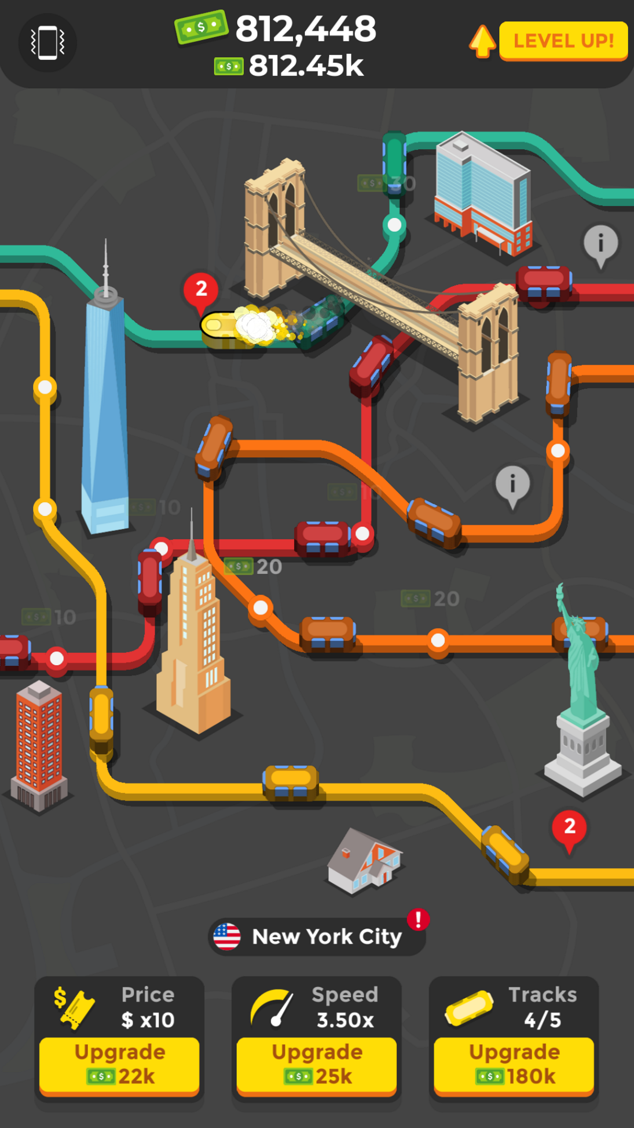 اسکرین شات 3 بازی Subway Idle