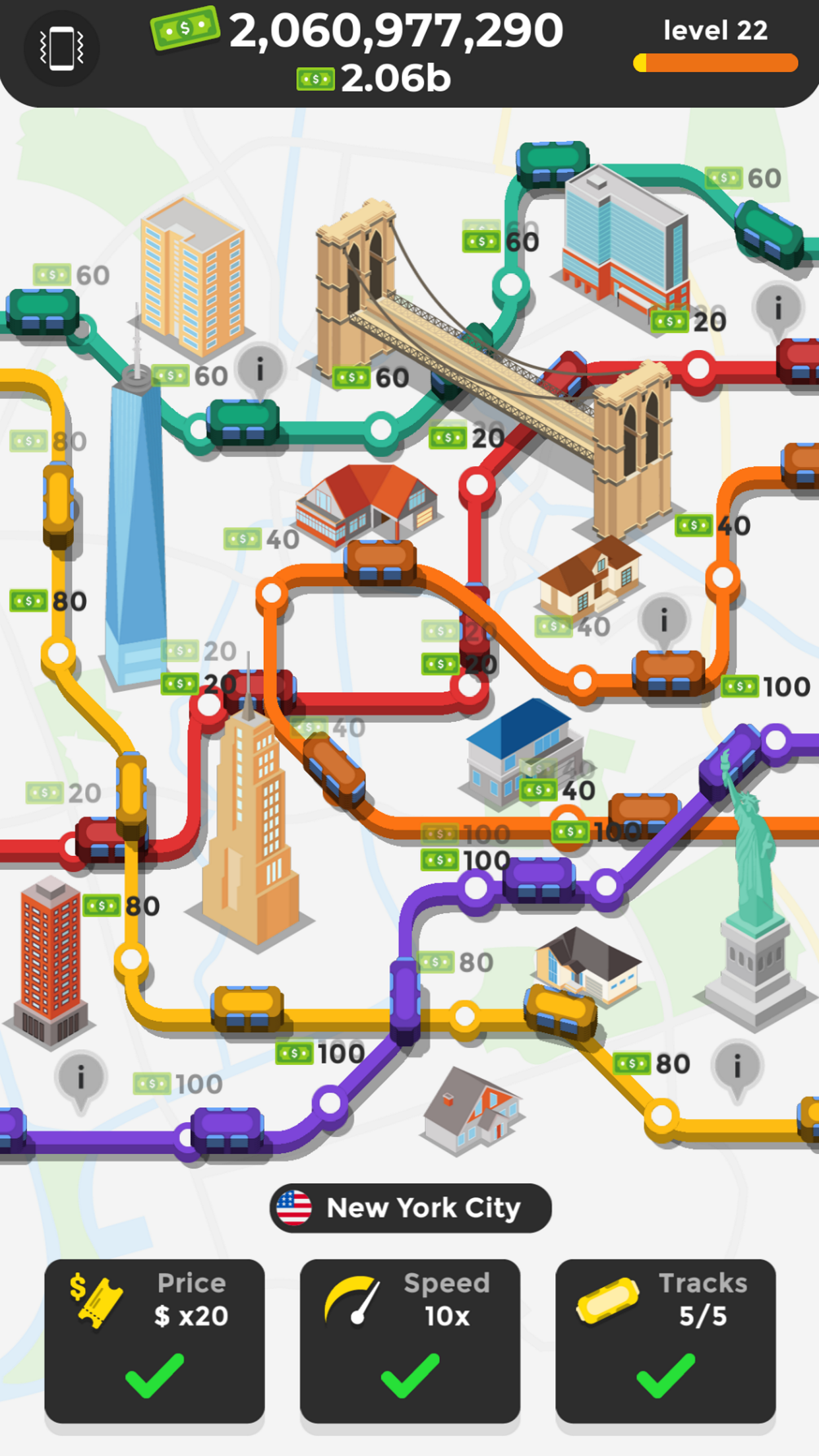 اسکرین شات 4 بازی Subway Idle