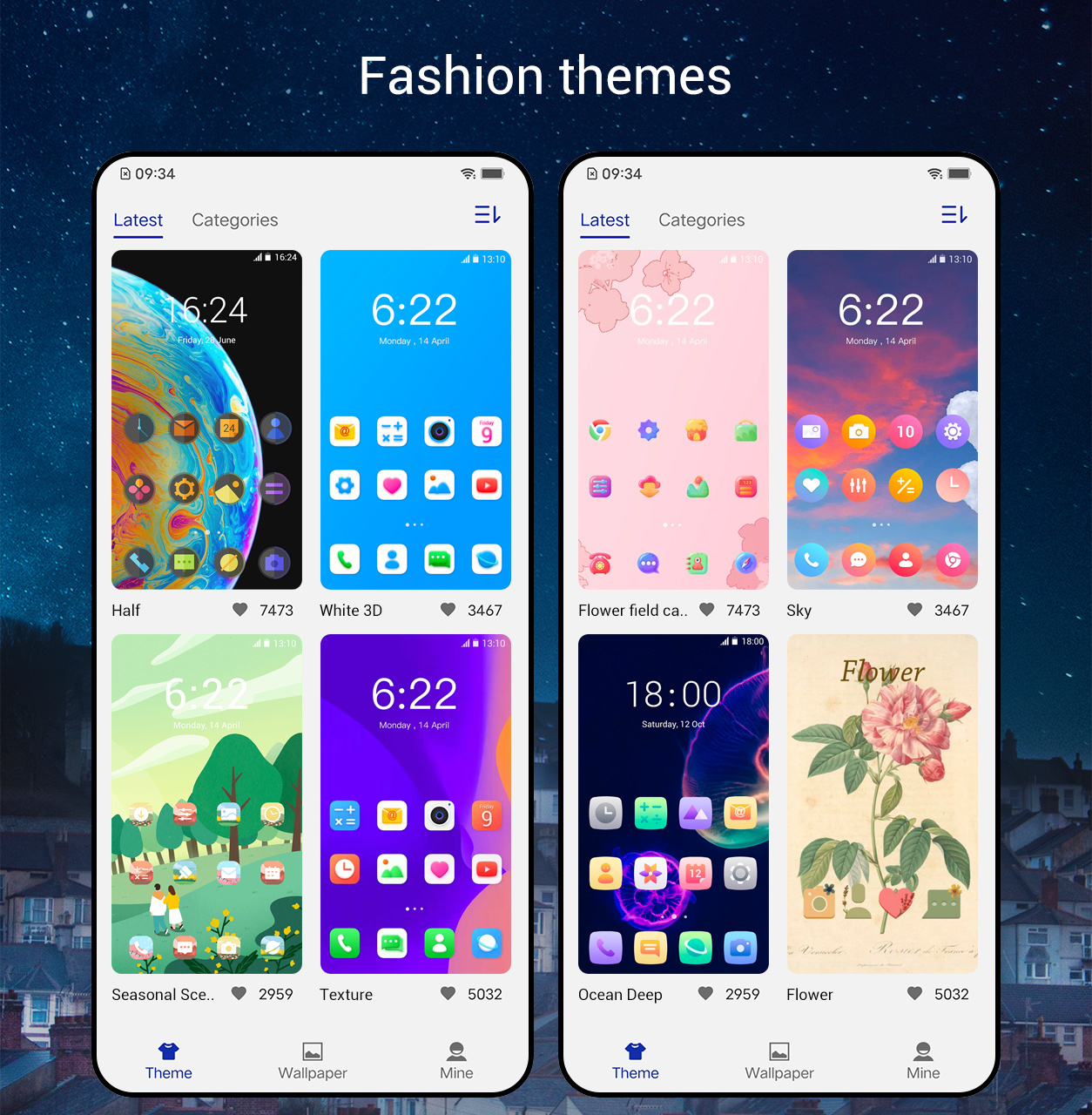 اسکرین شات 2 برنامه Newlook Launcher - Galaxy Star