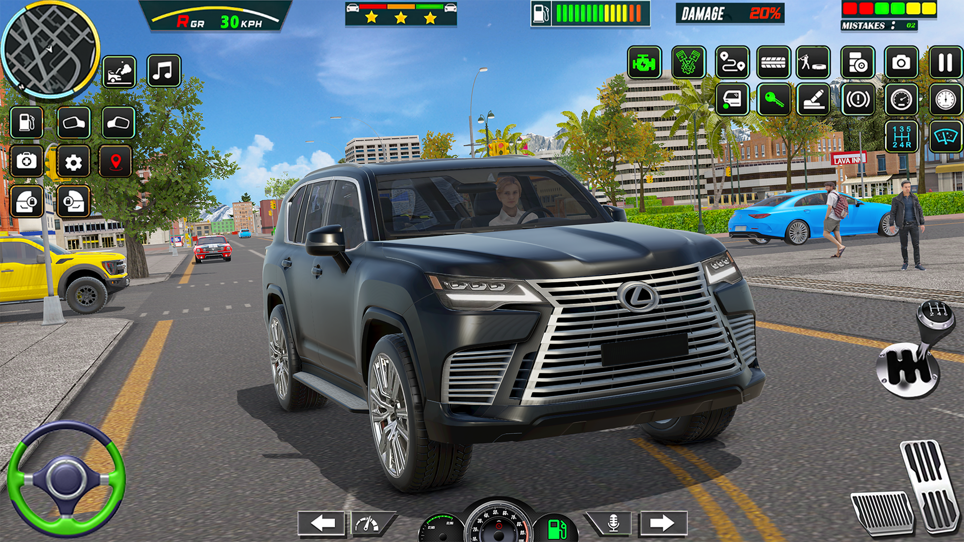 اسکرین شات 4 بازی Car Driving Games : City Car