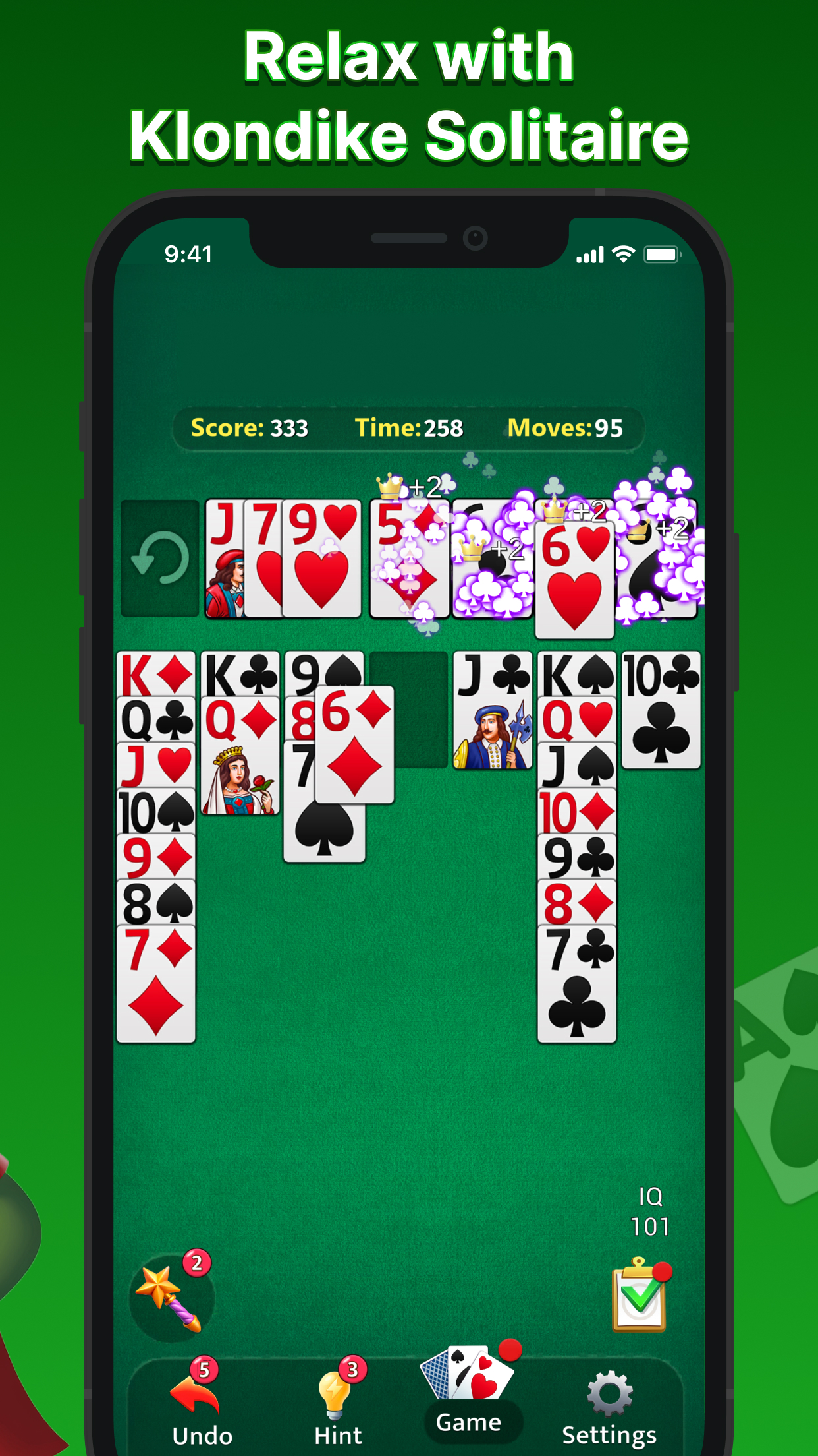 اسکرین شات 7 بازی Solitaire: Classic Card Game