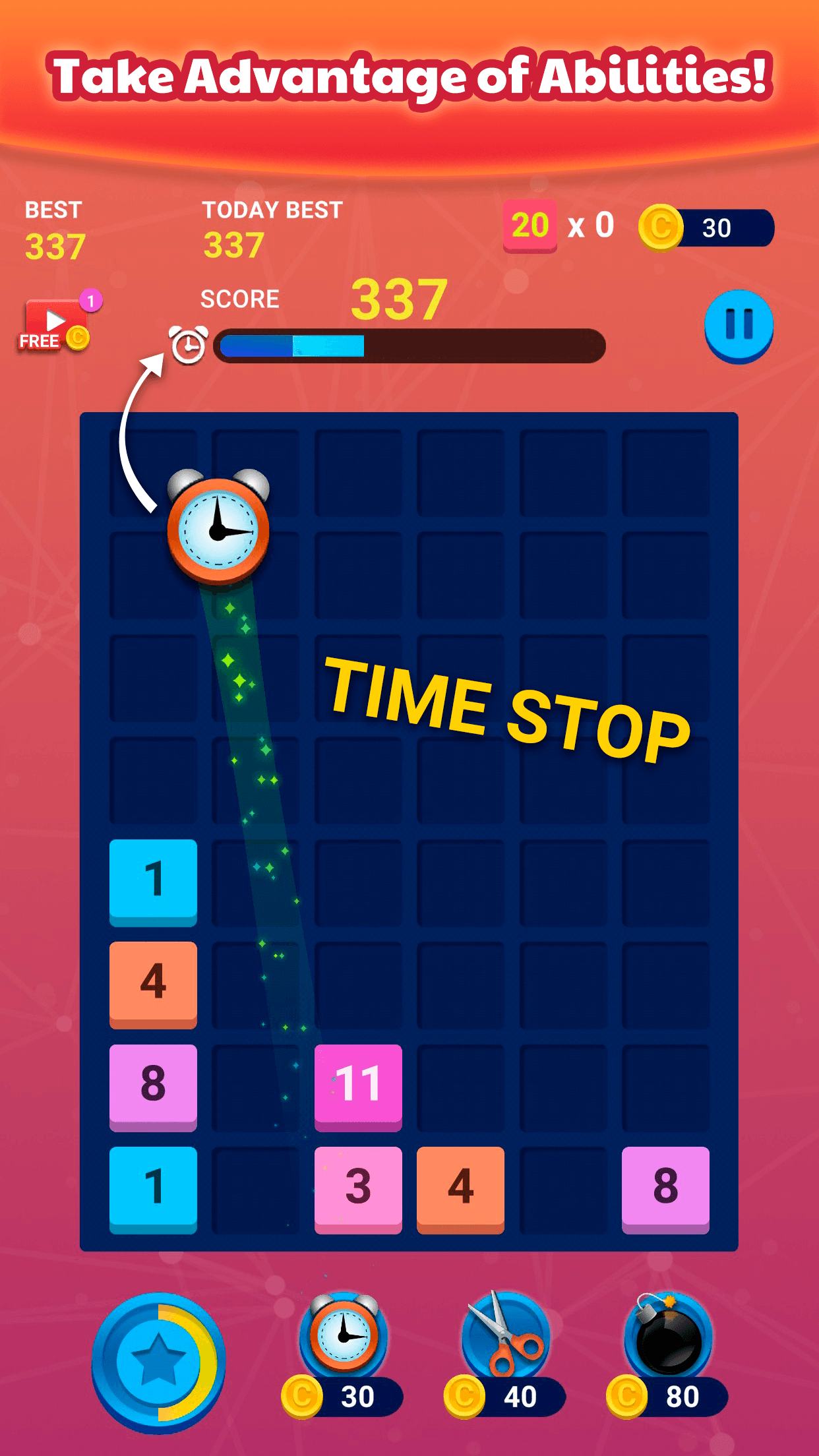 اسکرین شات 6 بازی Merge Block: Number Merge Game