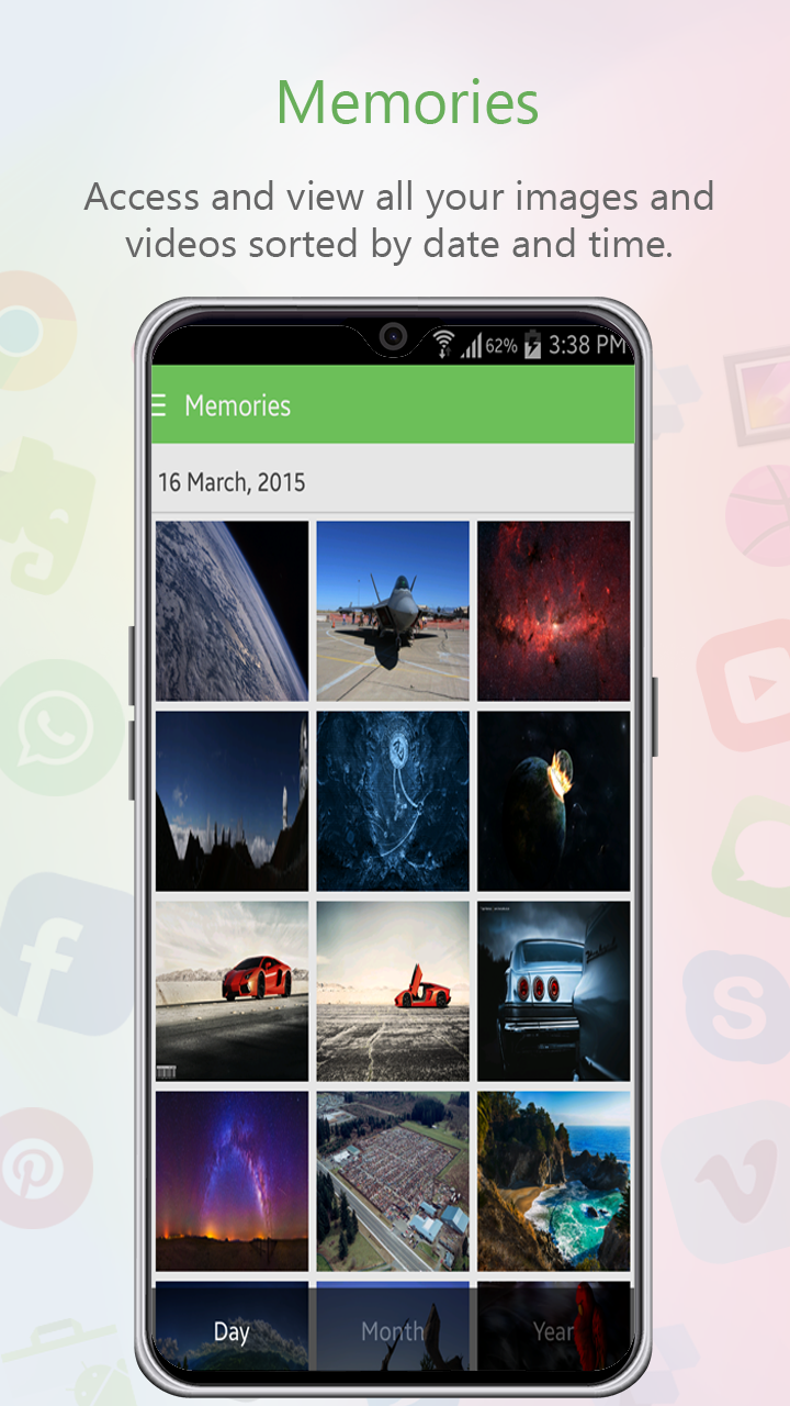 اسکرین شات 3 برنامه App Lock & Gallery Lock