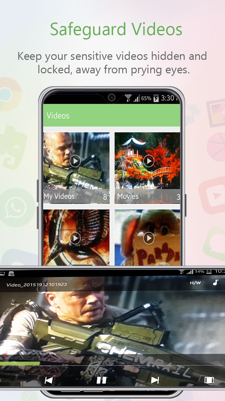 اسکرین شات 5 برنامه App Lock & Gallery Lock