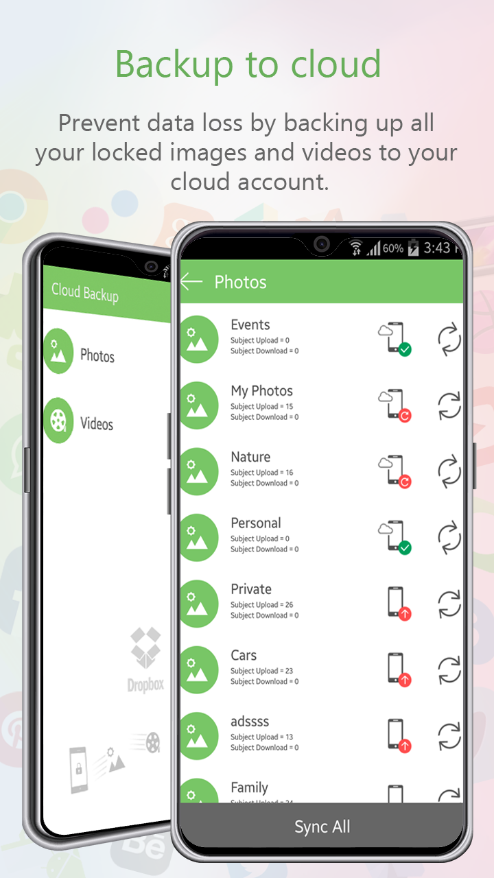 اسکرین شات 8 برنامه App Lock & Gallery Lock