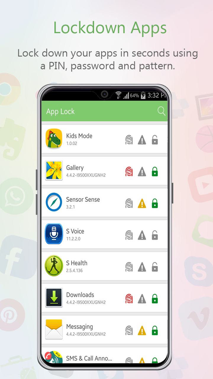 اسکرین شات 6 برنامه App Lock & Gallery Lock