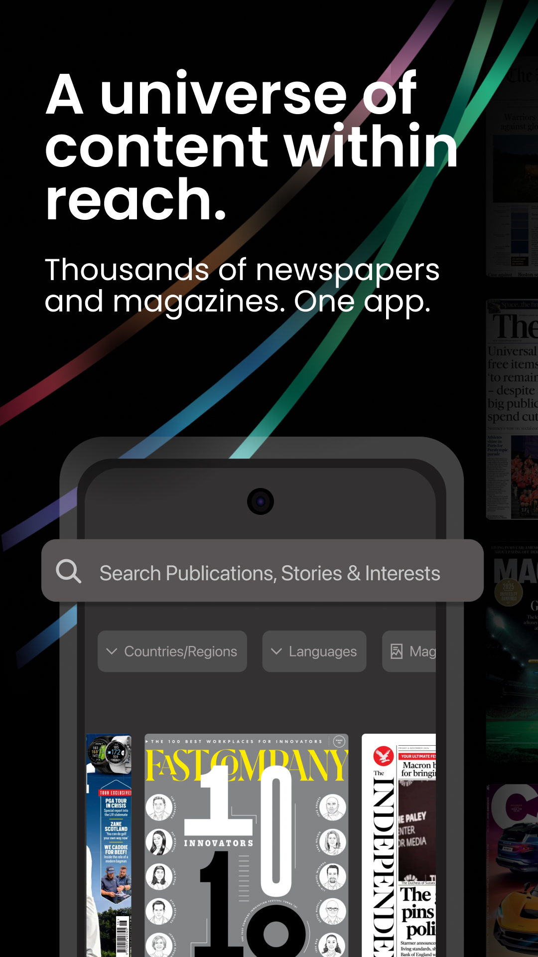 اسکرین شات 1 برنامه PressReader: News & Magazines