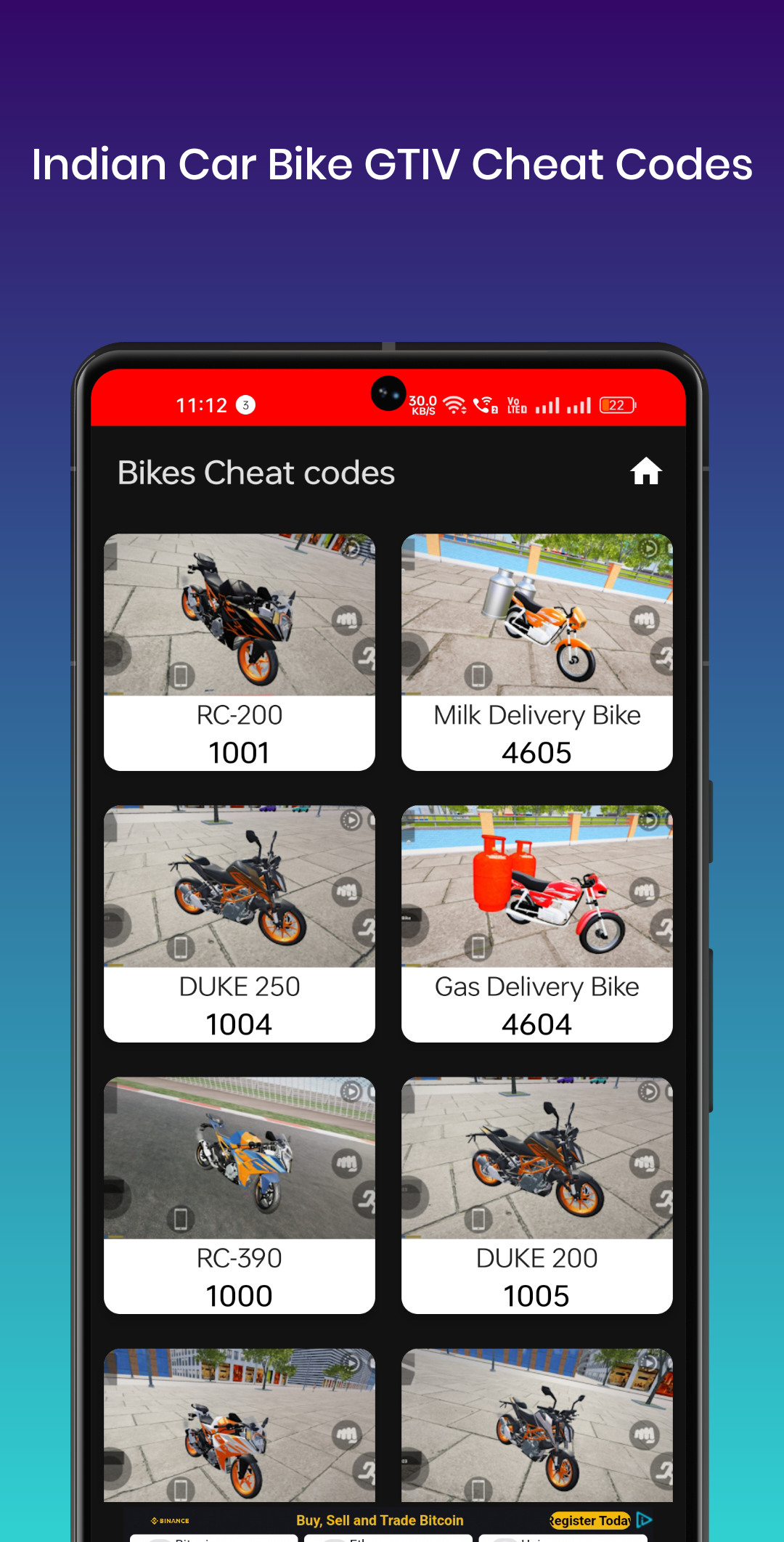 اسکرین شات 3 برنامه Indian Car Bike GTIV cheats
