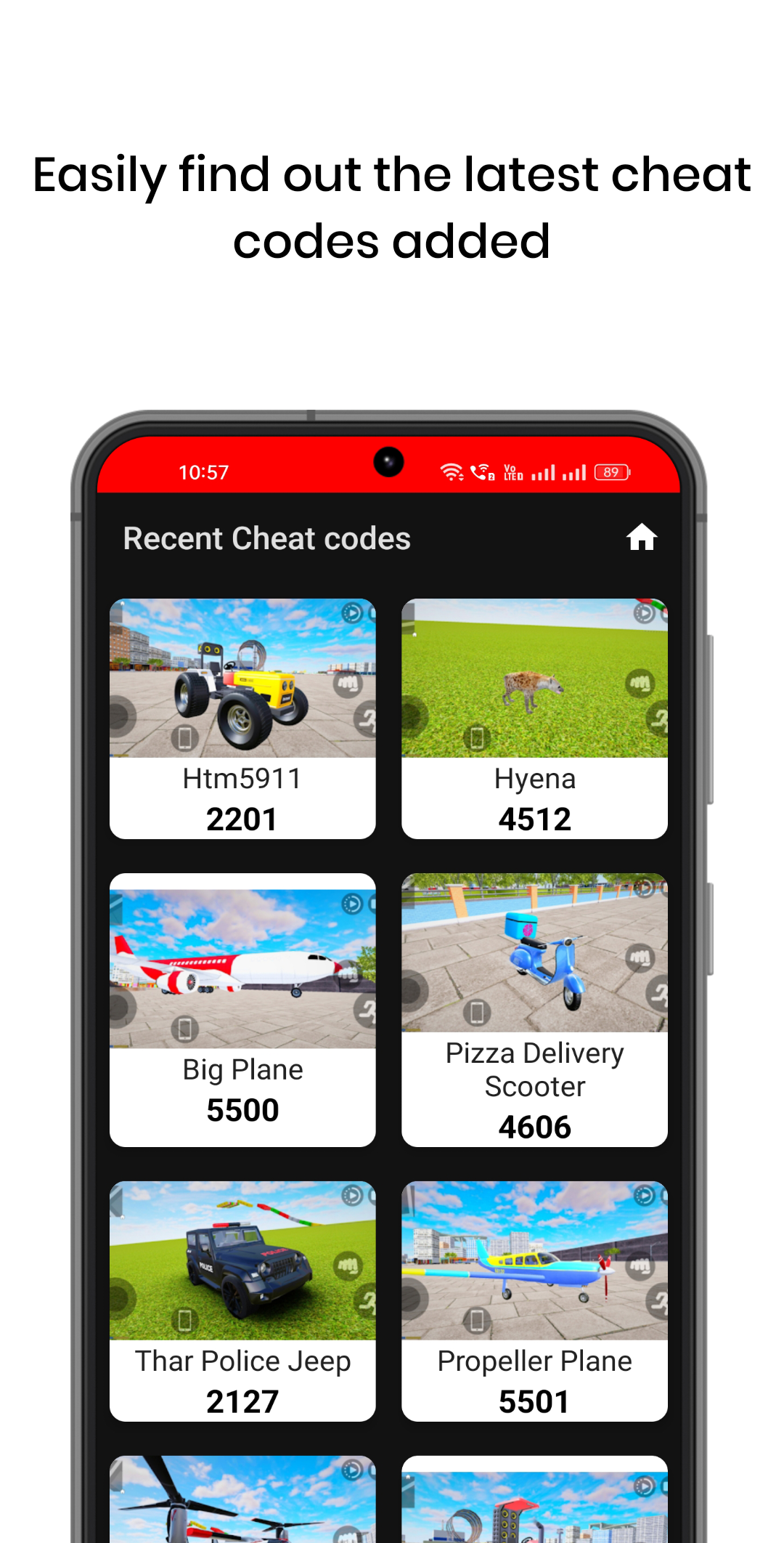 اسکرین شات 2 برنامه Indian Car Bike GTIV cheats