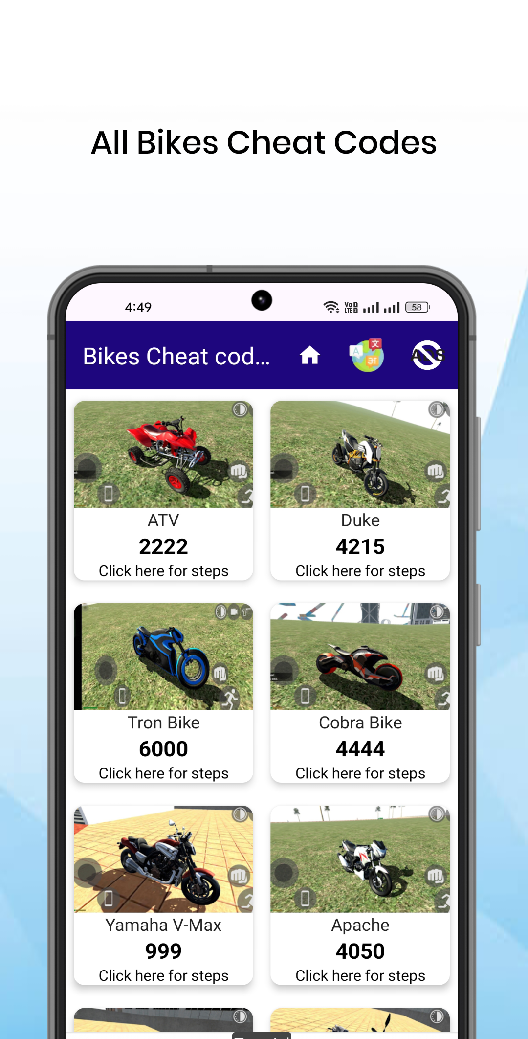 اسکرین شات 4 بازی Indian Bike Driving cheat code