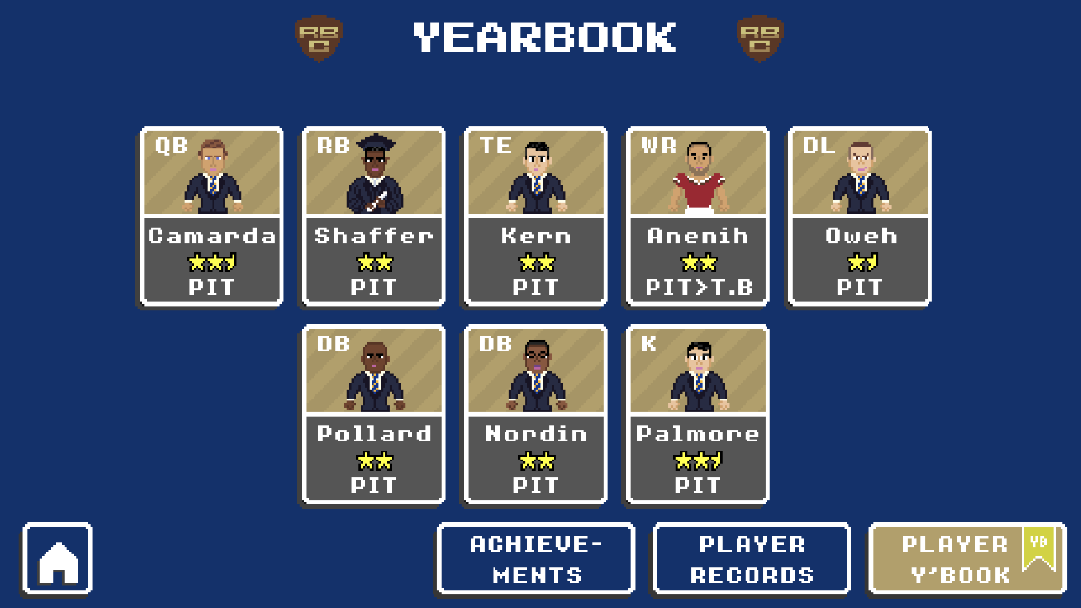 اسکرین شات 3 بازی Retro Bowl College