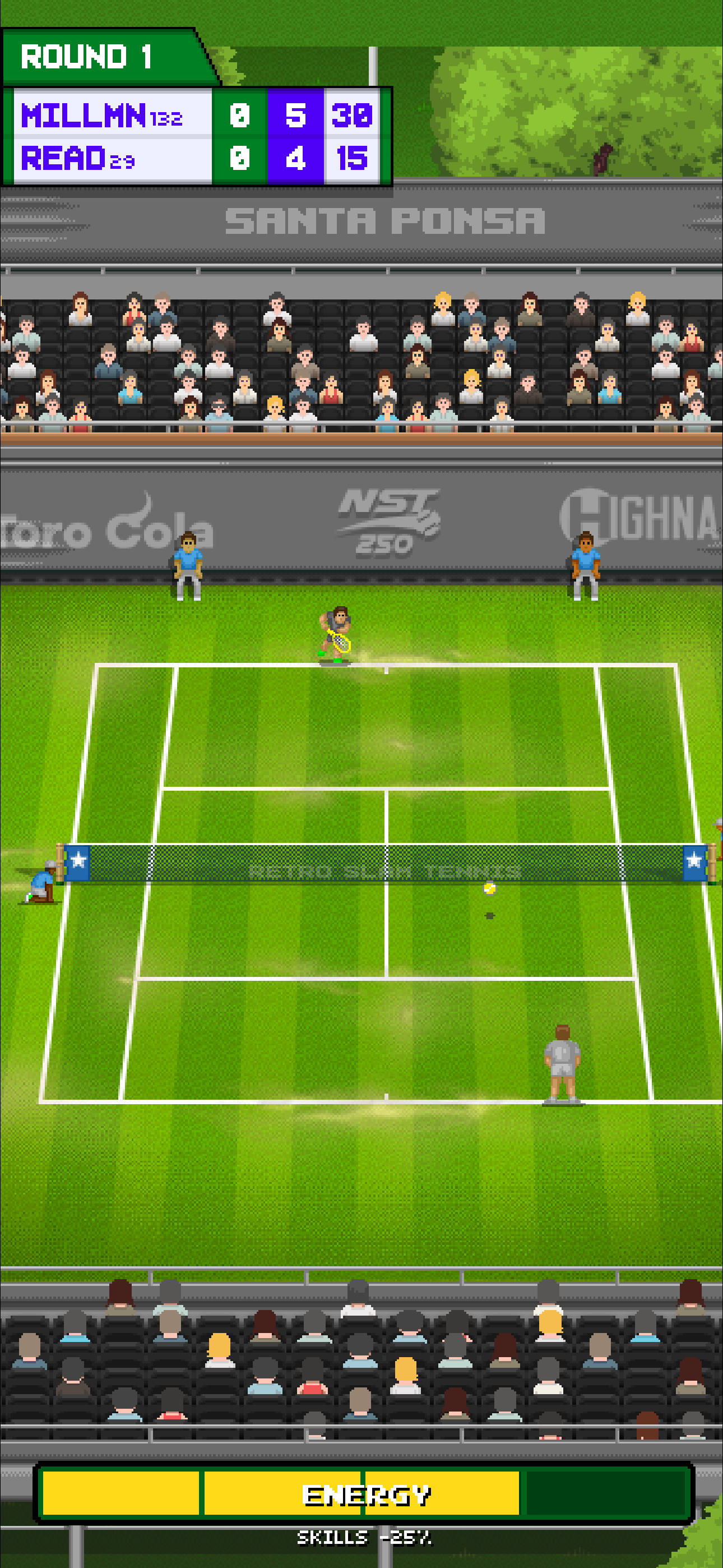 اسکرین شات 1 بازی Retro Slam Tennis