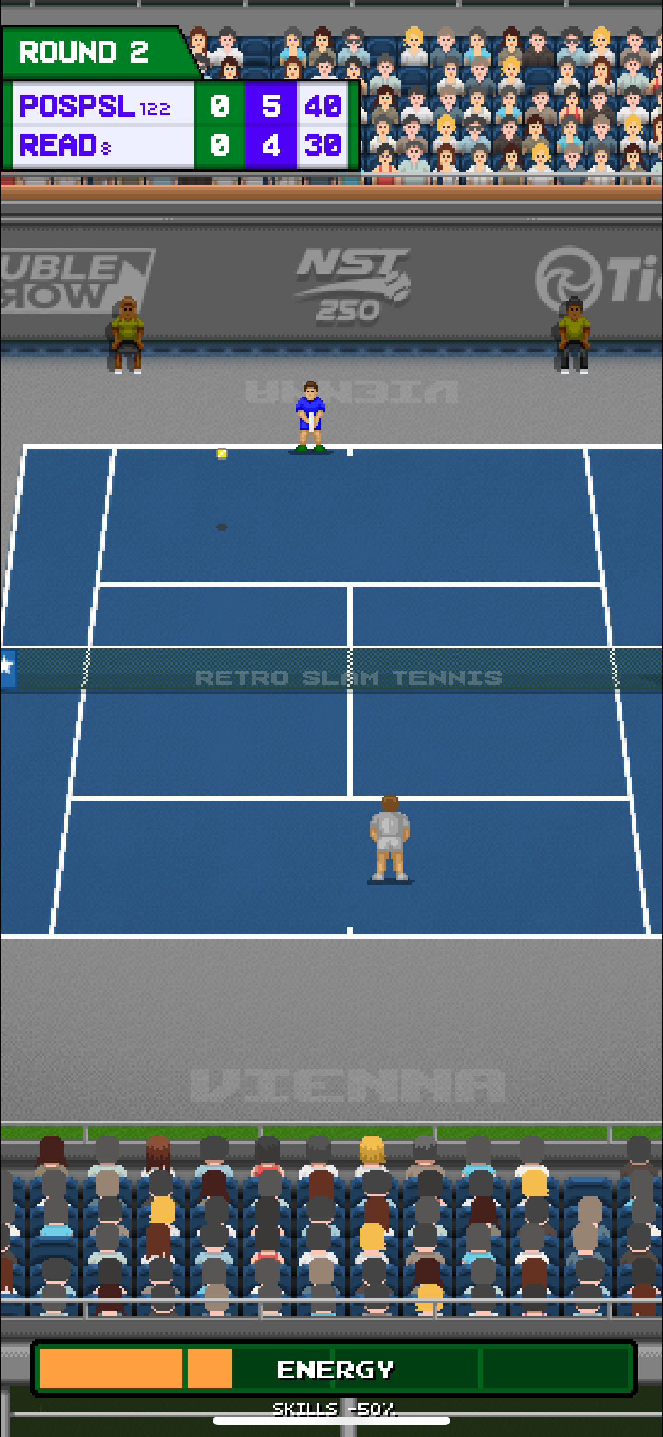 اسکرین شات 5 بازی Retro Slam Tennis