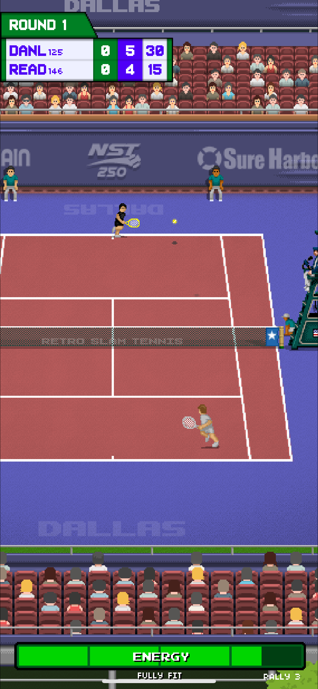 اسکرین شات 3 بازی Retro Slam Tennis