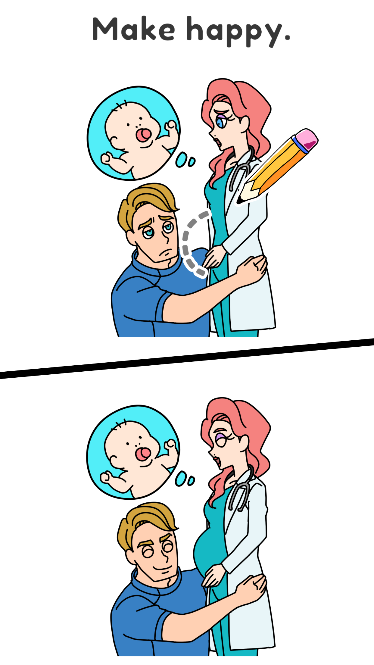 اسکرین شات 2 بازی Draw Happy Dentist : Fun game