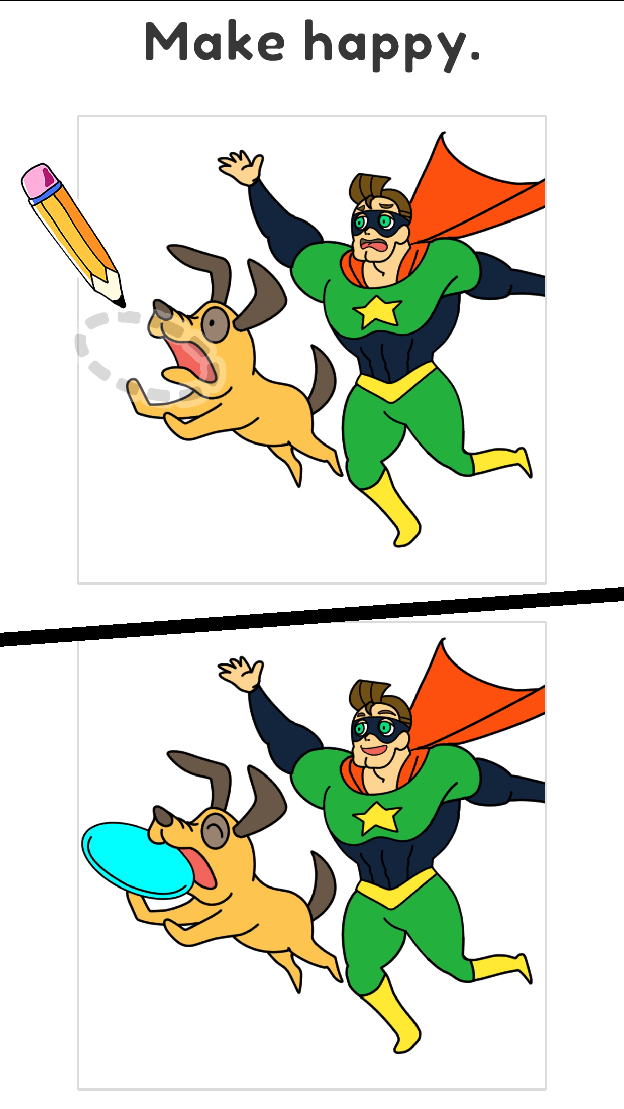 اسکرین شات 3 بازی Draw Happy Hero - Help puzzle