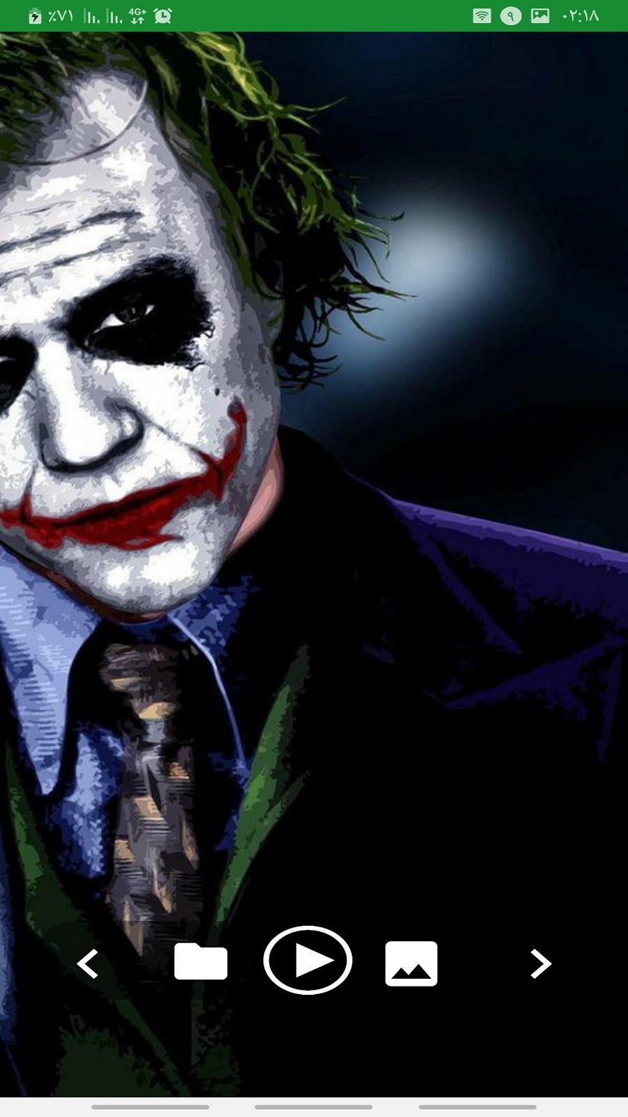 اسکرین شات 3 برنامه تصویر زمینه جوکر