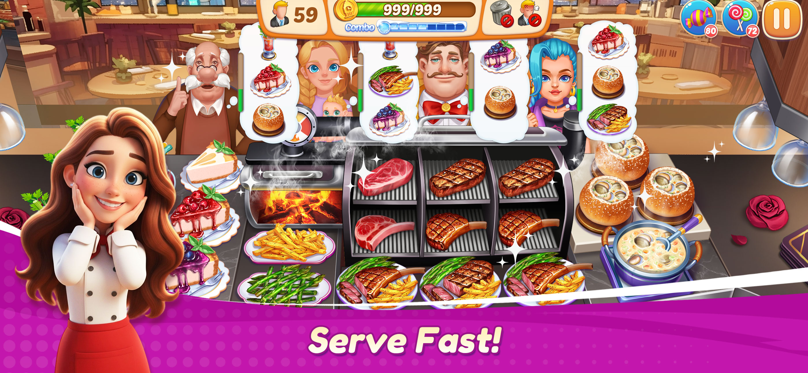 اسکرین شات 2 بازی Cooking Voyage : Cook & Travel