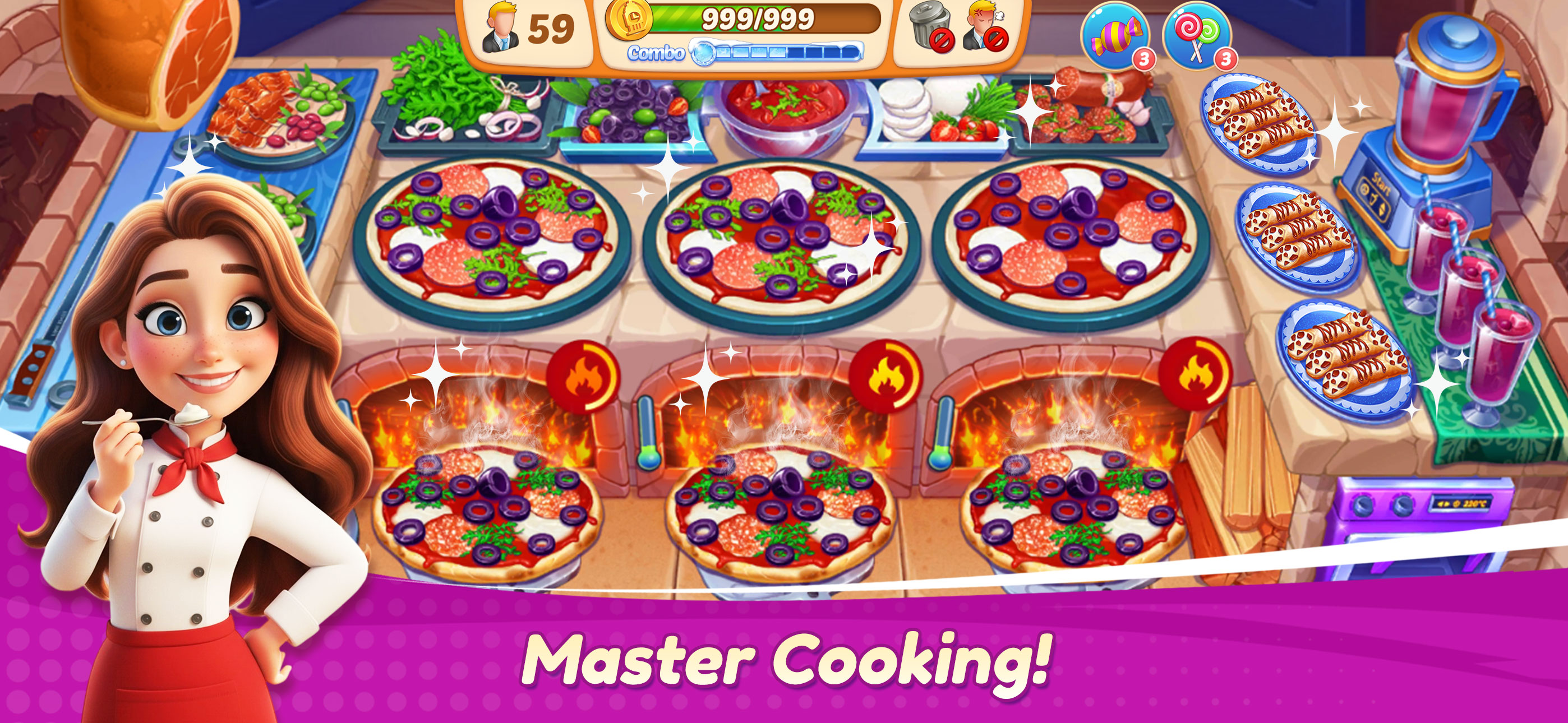 اسکرین شات 3 بازی Cooking Voyage : Cook & Travel
