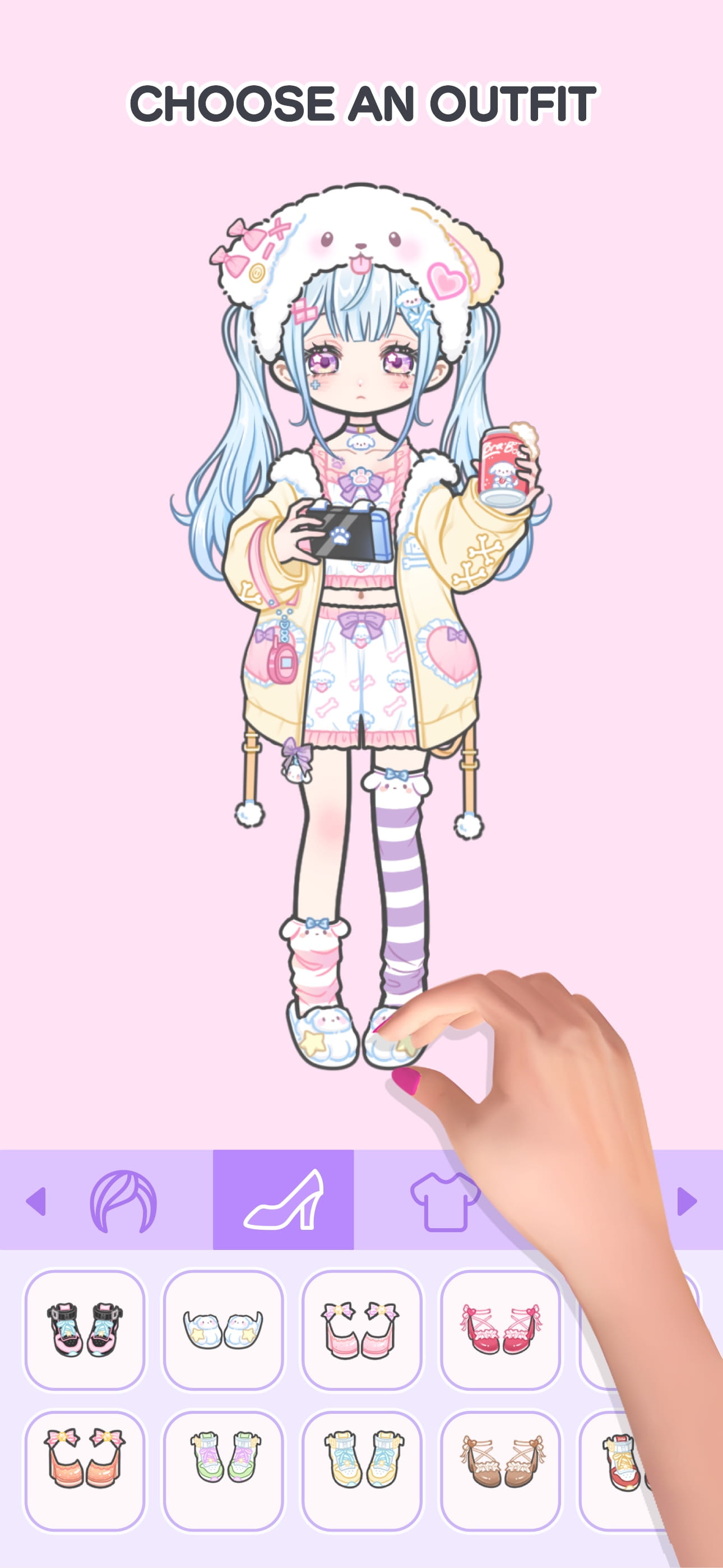 اسکرین شات 2 بازی Pink Paper Doll