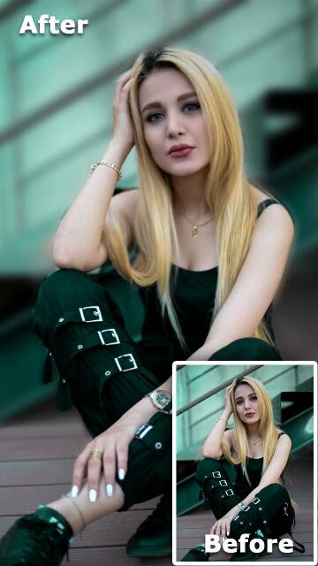 اسکرین شات 2 برنامه Blur Camera Background Editor