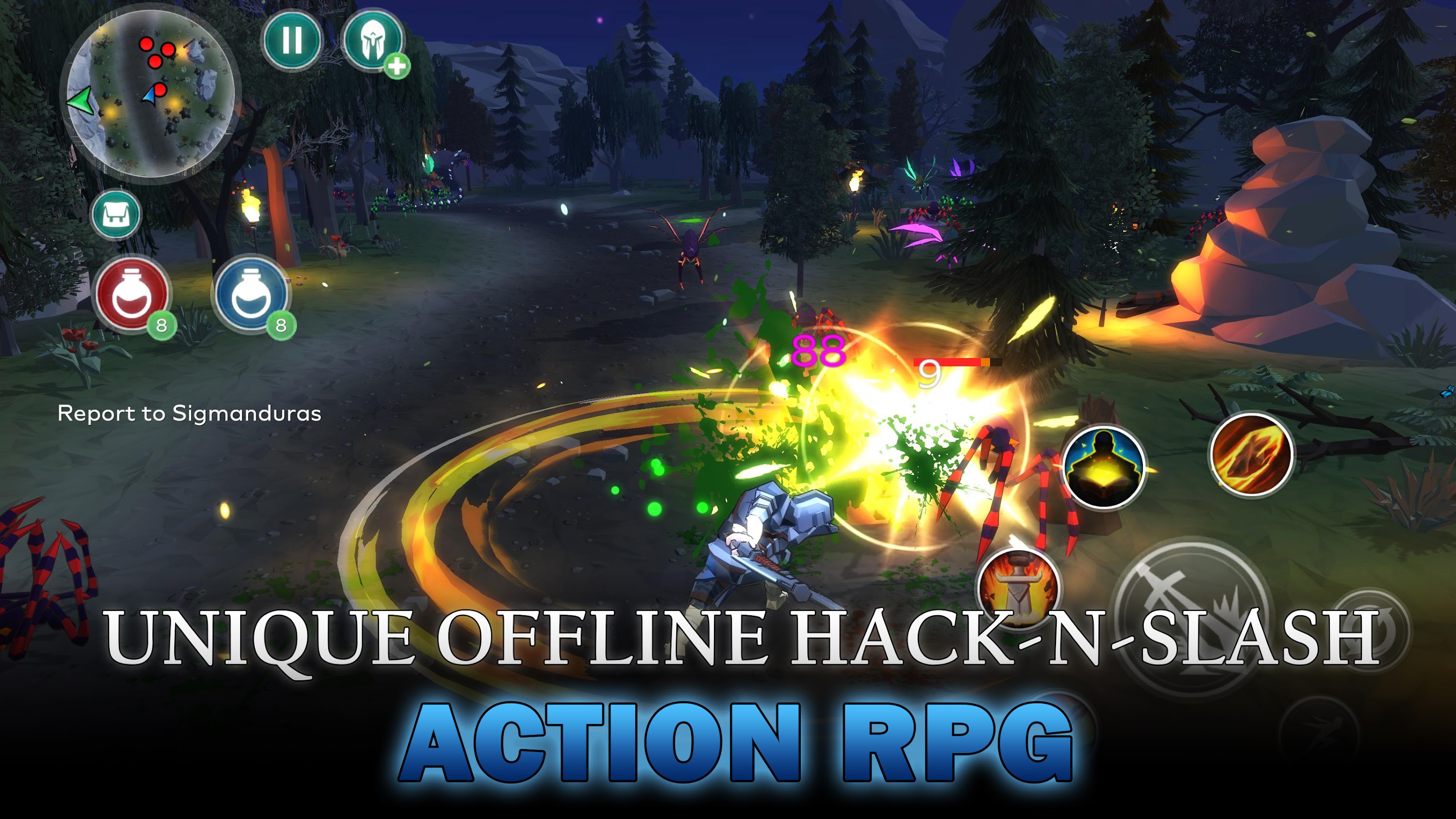 اسکرین شات 1 بازی Arcane Quest Legends 2 Offline