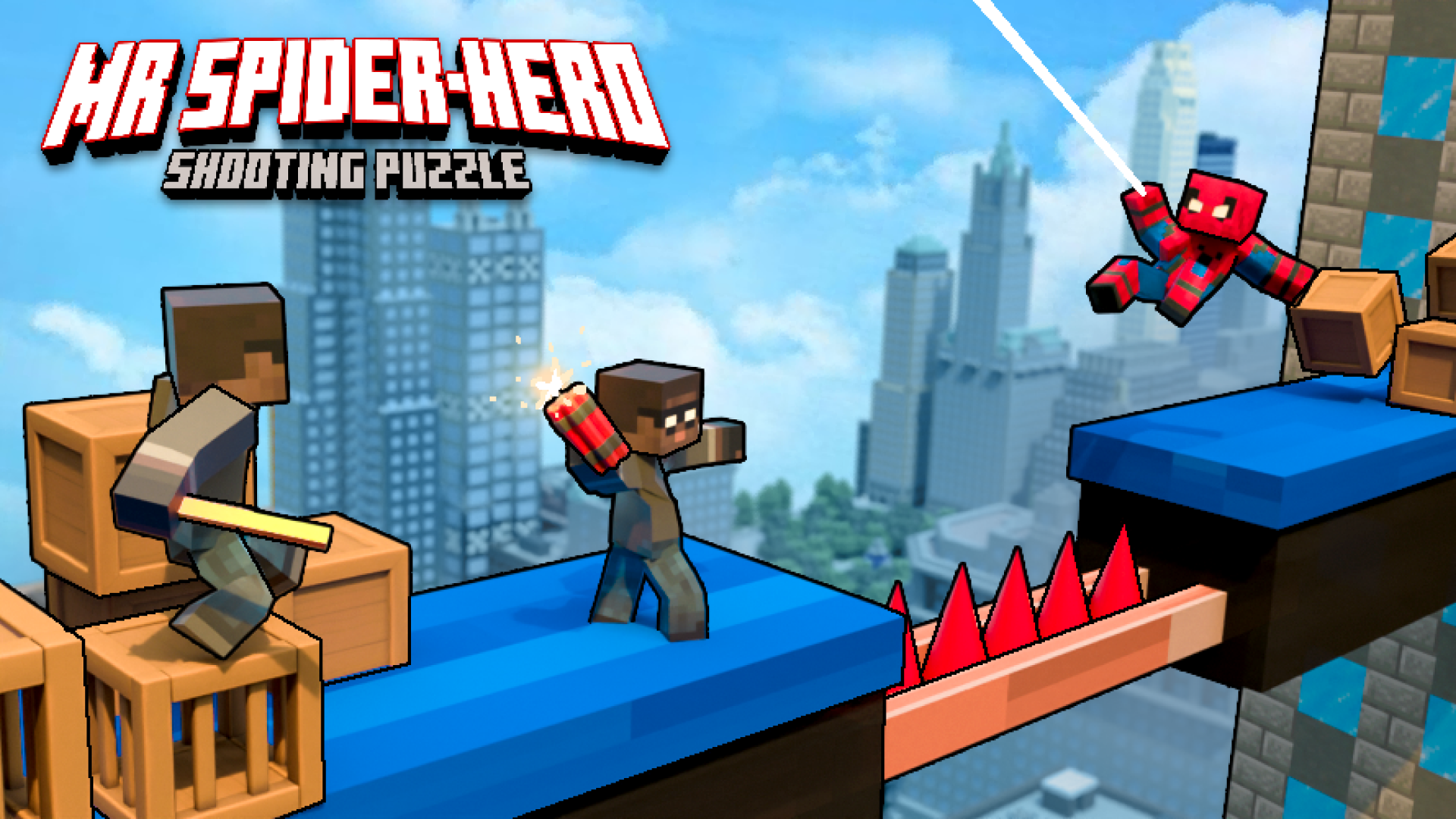 اسکرین شات 1 بازی Mr Spider Hero Shooting Puzzle