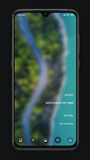 اسکرین شات 3 برنامه Blurone: Blur effect wallpaper & dock