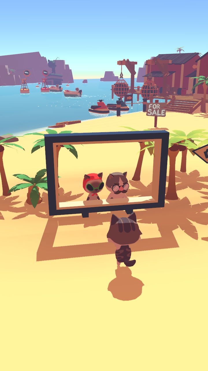 اسکرین شات 3 بازی Cat Fishing Village