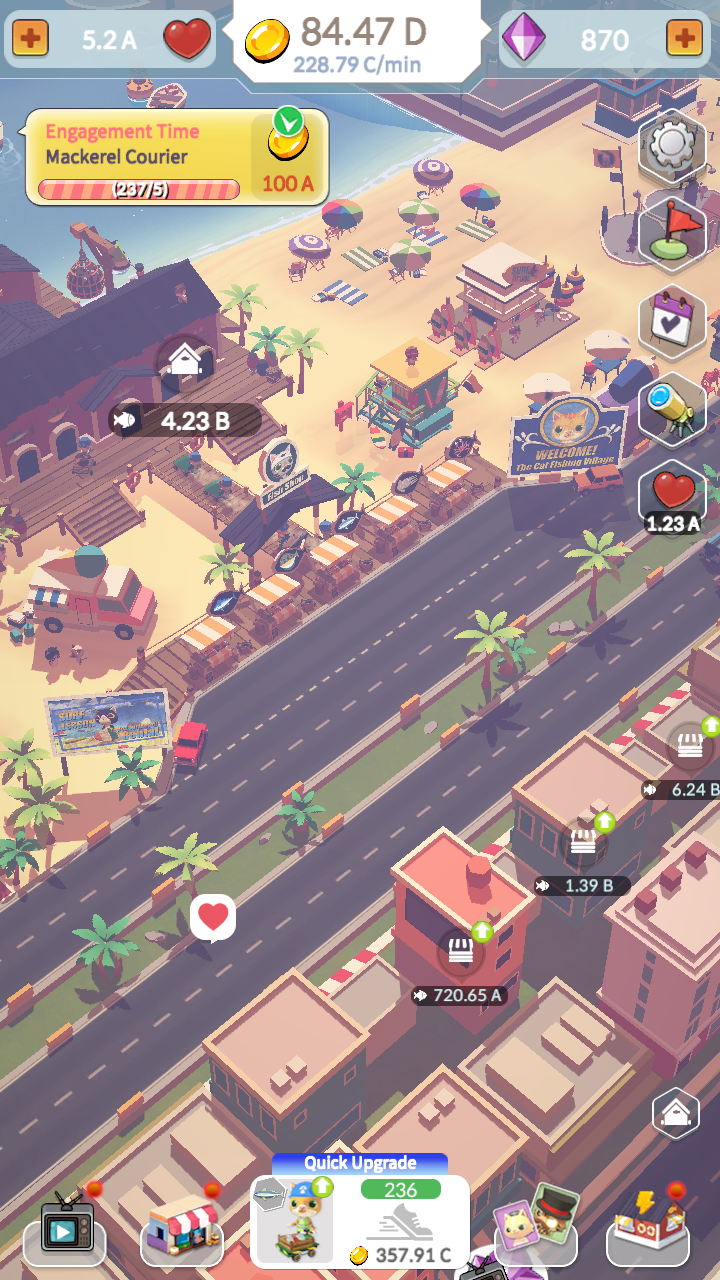 اسکرین شات 1 بازی Cat Fishing Village