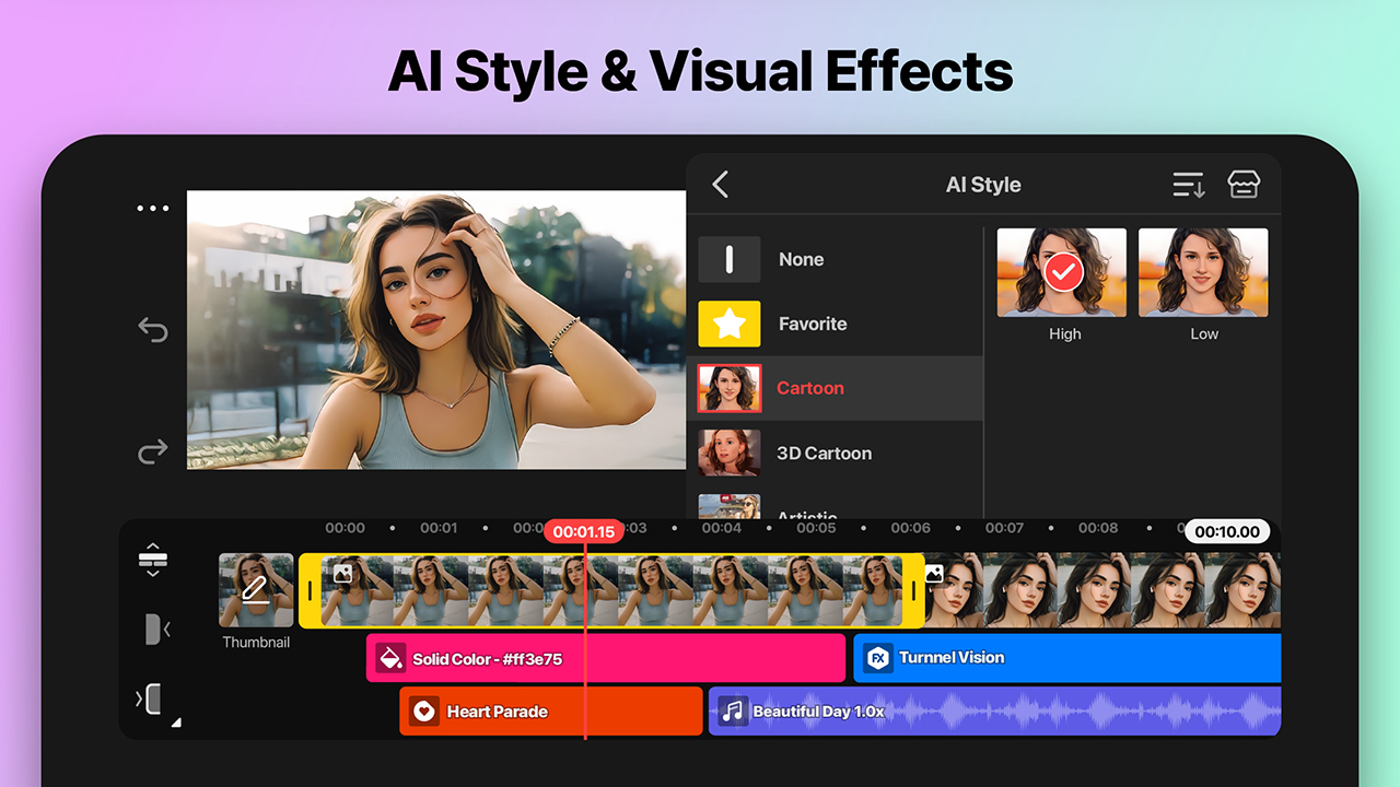 اسکرین شات 2 برنامه kinemaster