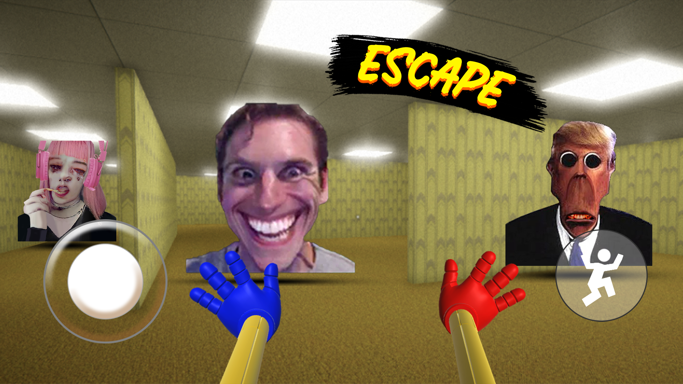اسکرین شات 4 بازی Meme Chase: Craft Escape Room