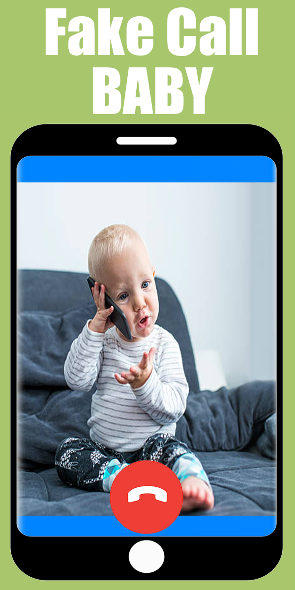 اسکرین شات 2 برنامه Fake Call Baby: Prank Video Ca