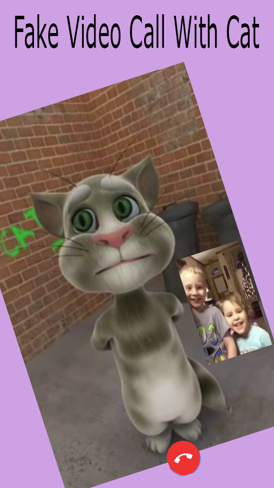 اسکرین شات 4 برنامه Cute Cat Prank Call - Fake Cal