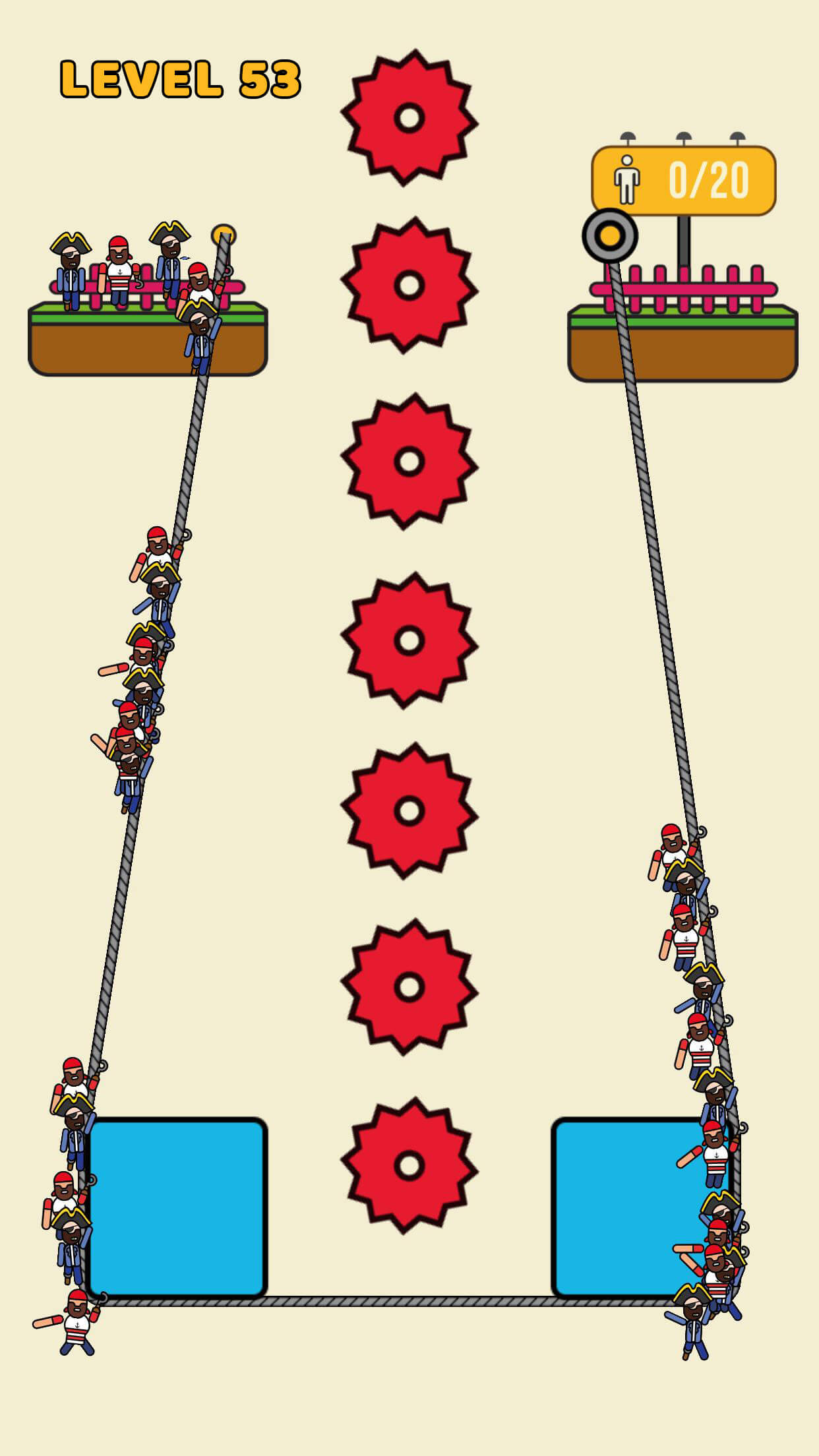 اسکرین شات 1 بازی Rope Rescue! - Unique Puzzle