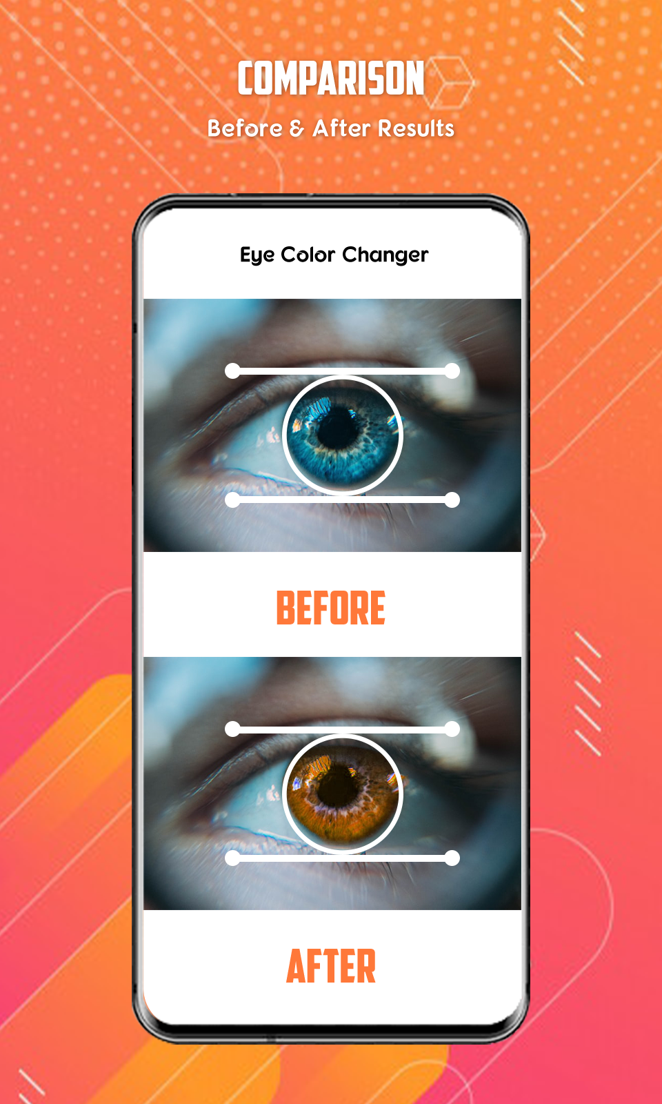 اسکرین شات 3 برنامه Eye Color Changer