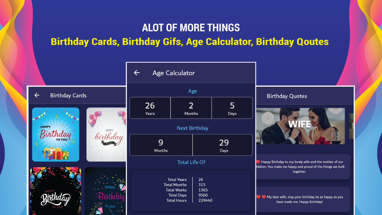اسکرین شات 4 برنامه Name Photo On Birthday Cake