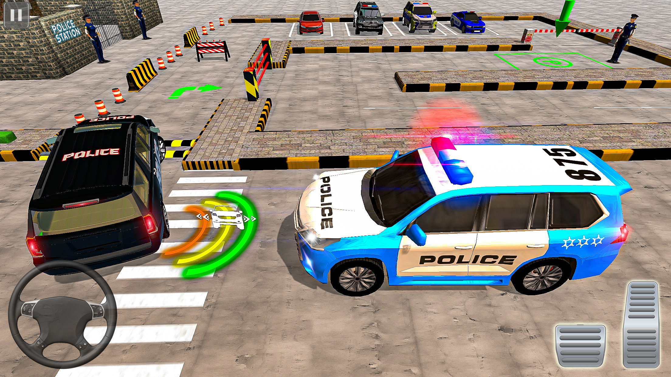 اسکرین شات 3 بازی Modern Police Car Parking Game