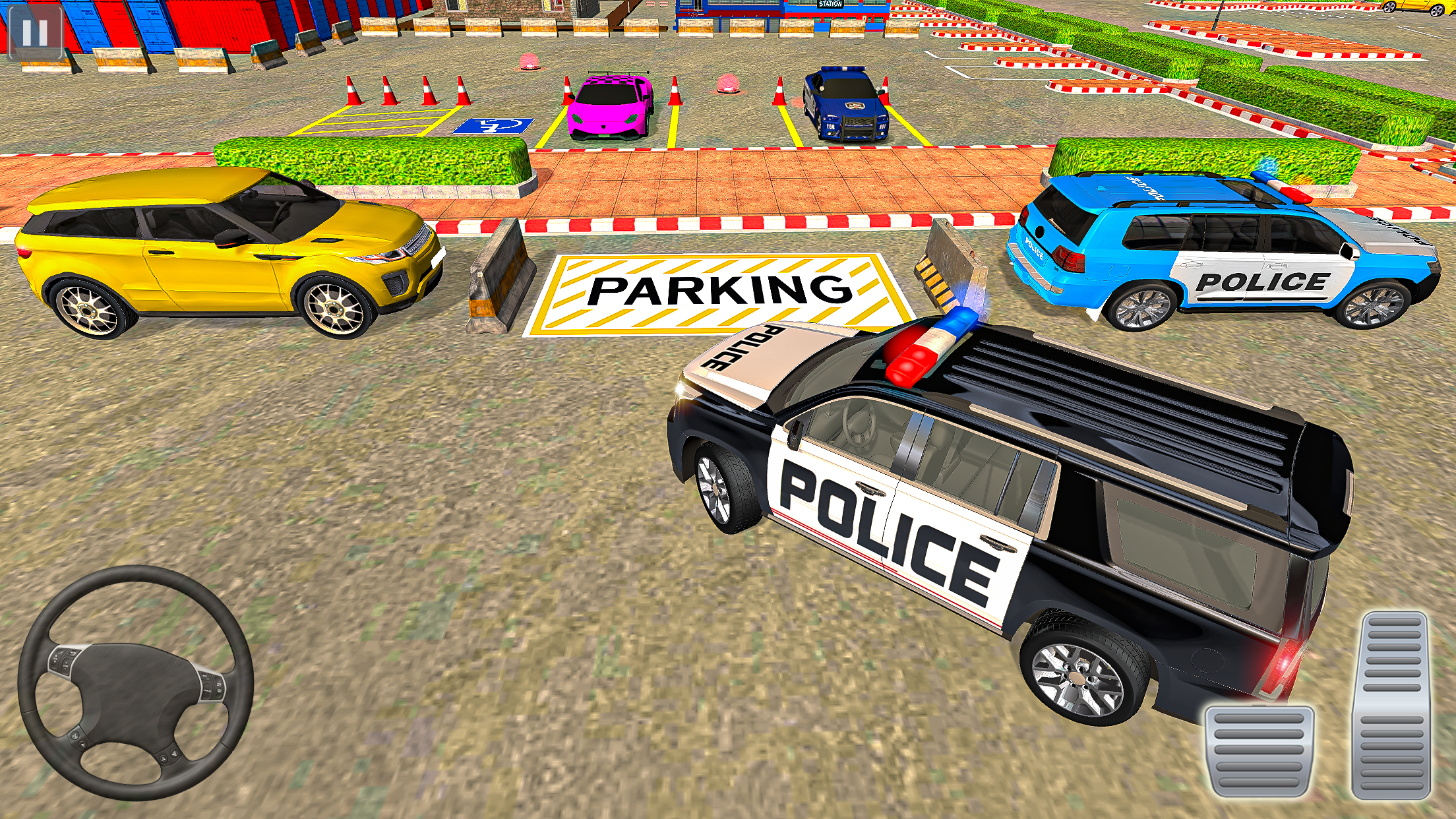 اسکرین شات 4 بازی Modern Police Car Parking Game