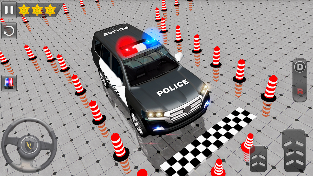 اسکرین شات 1 بازی Modern Police Car Parking Game