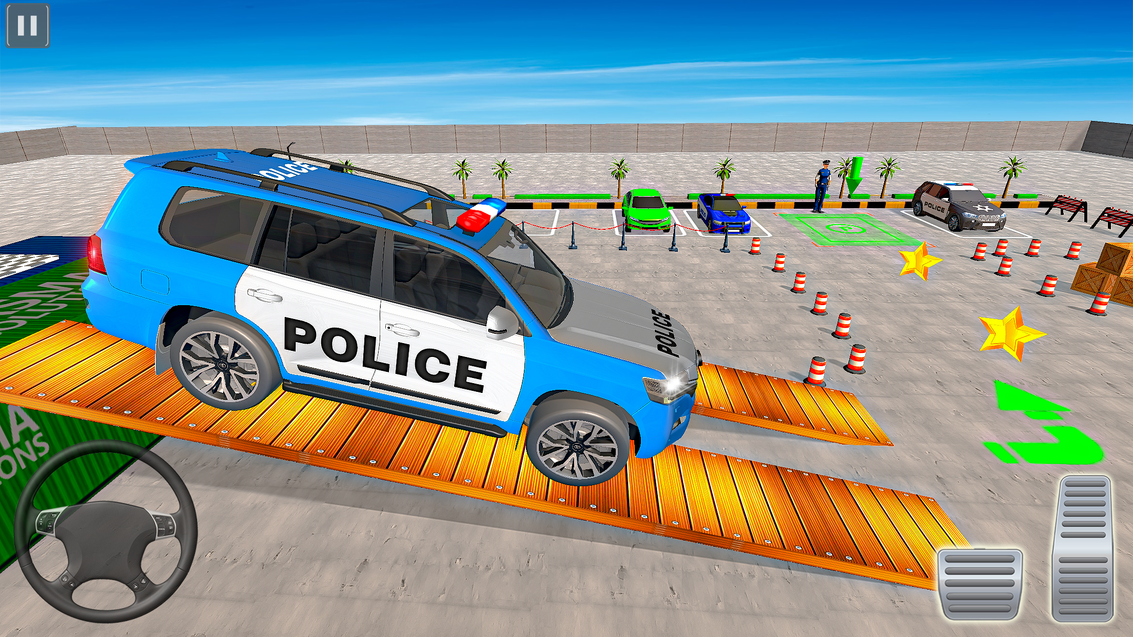 اسکرین شات 5 بازی Modern Police Car Parking Game