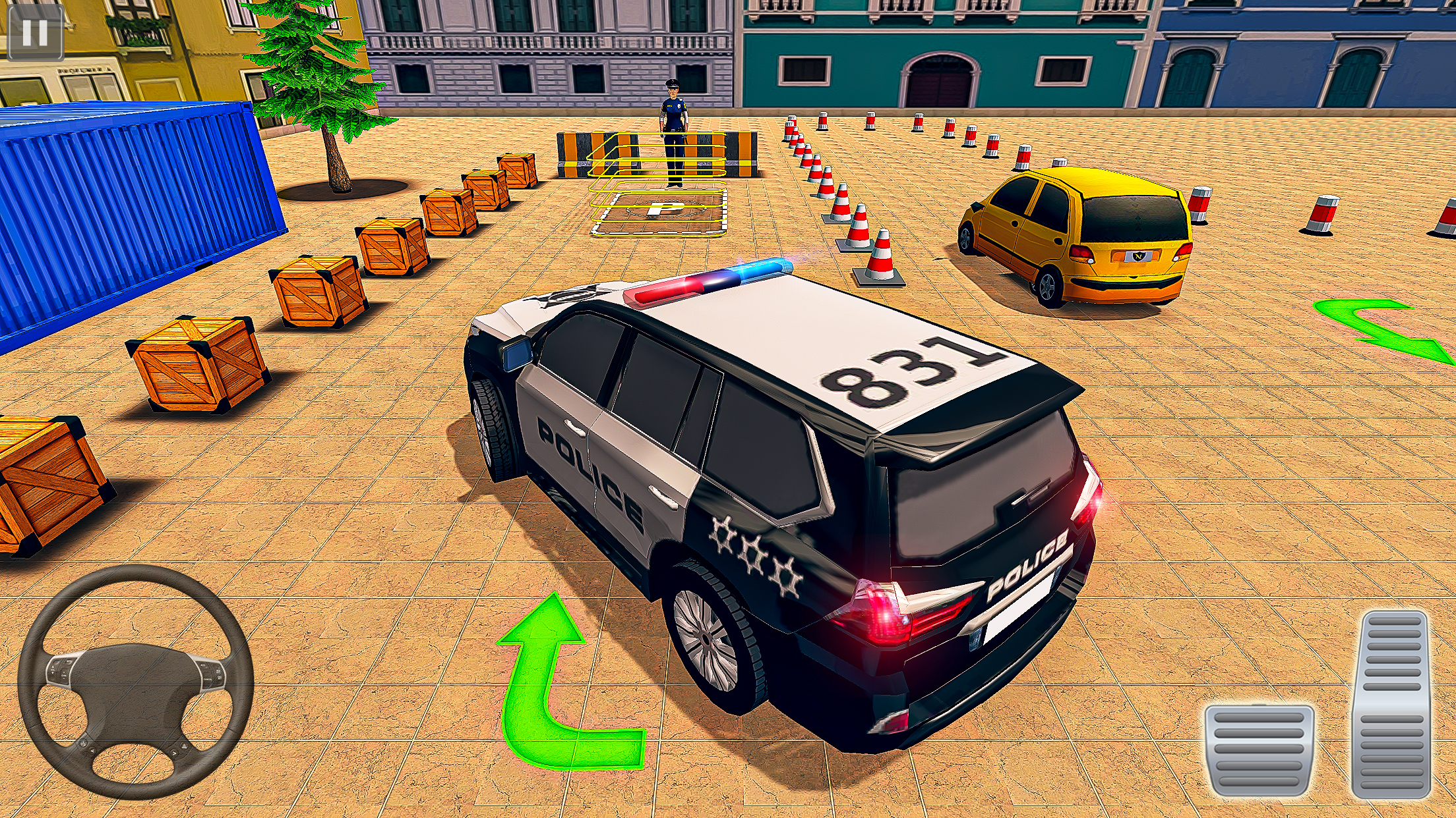اسکرین شات 2 بازی Modern Police Car Parking Game