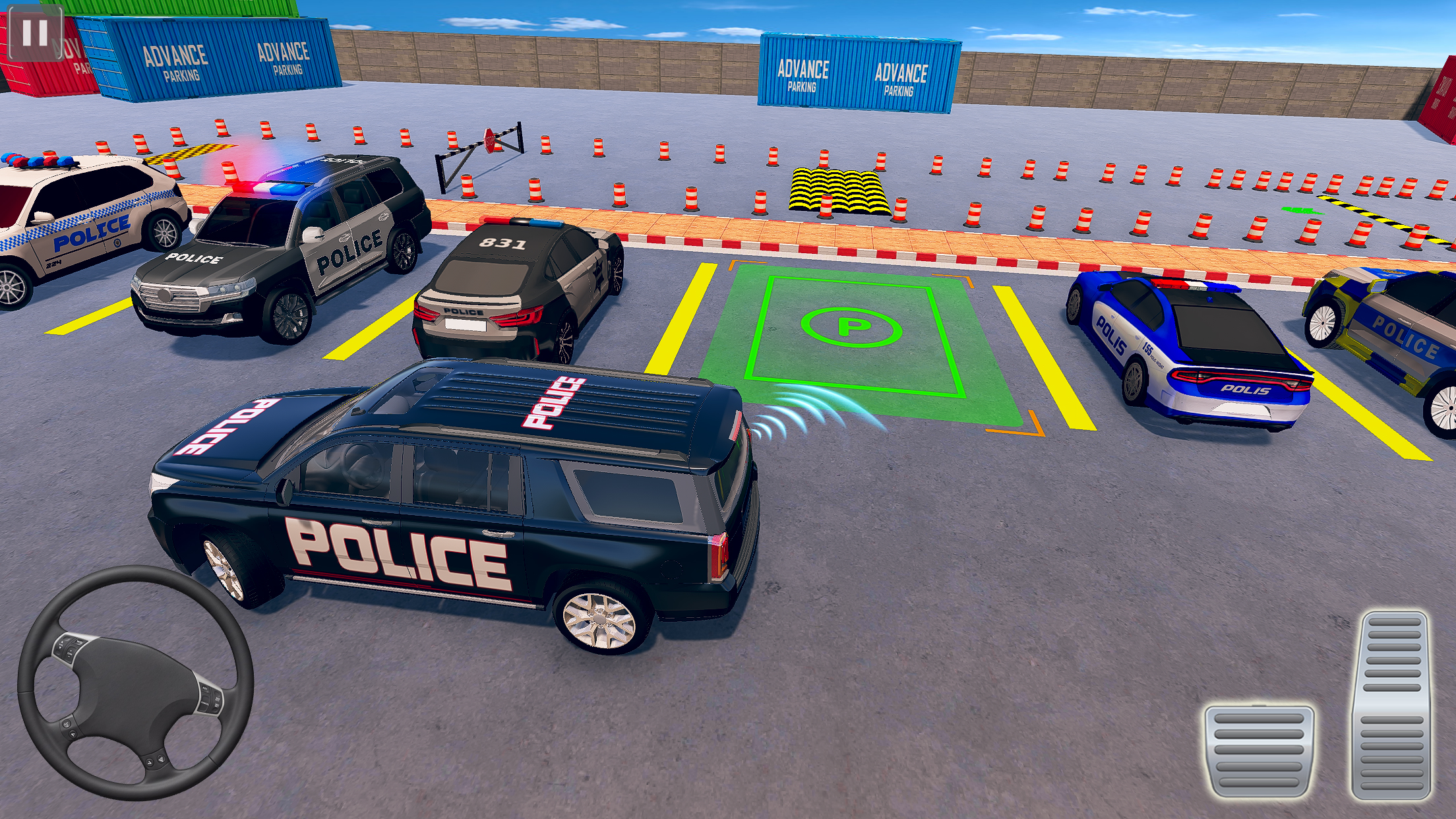 اسکرین شات 6 بازی Modern Police Car Parking Game