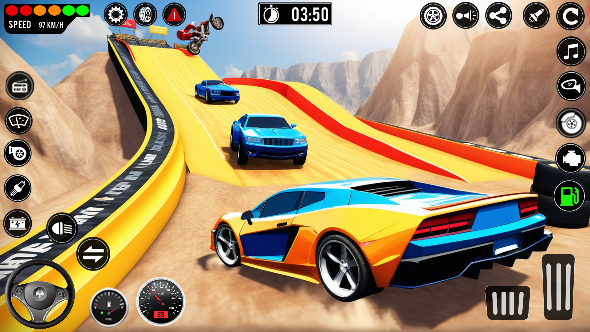 اسکرین شات 7 بازی Car Race: Car Stunts Driving