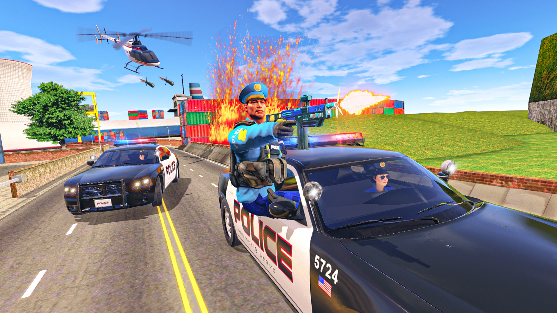 اسکرین شات 4 بازی Police Simulator Cop Games 3D